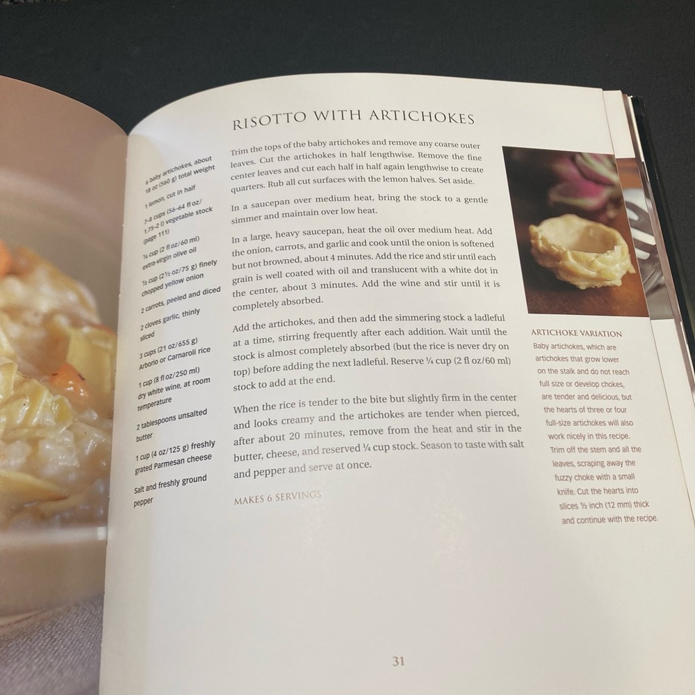 Williams-Sonoma Risotto Cookbook - Olive Green Cover - Picture 5 of 9